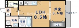 アート東大阪Aの物件間取画像